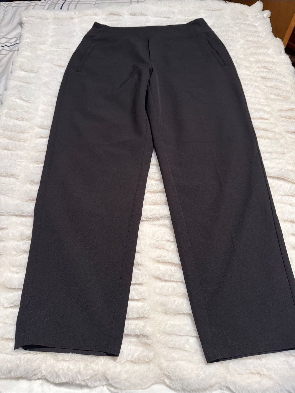 Athleta Black Women's Straight Leg Trousers
